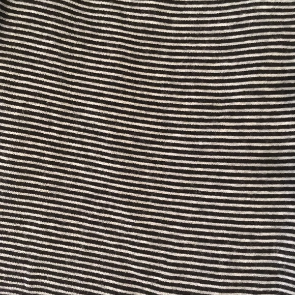 Criss cross striped flowy boho shirt Lush - Picture 2 of 3